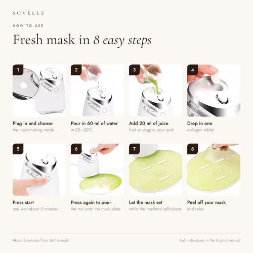 How to use the face mask maker in 8 steps